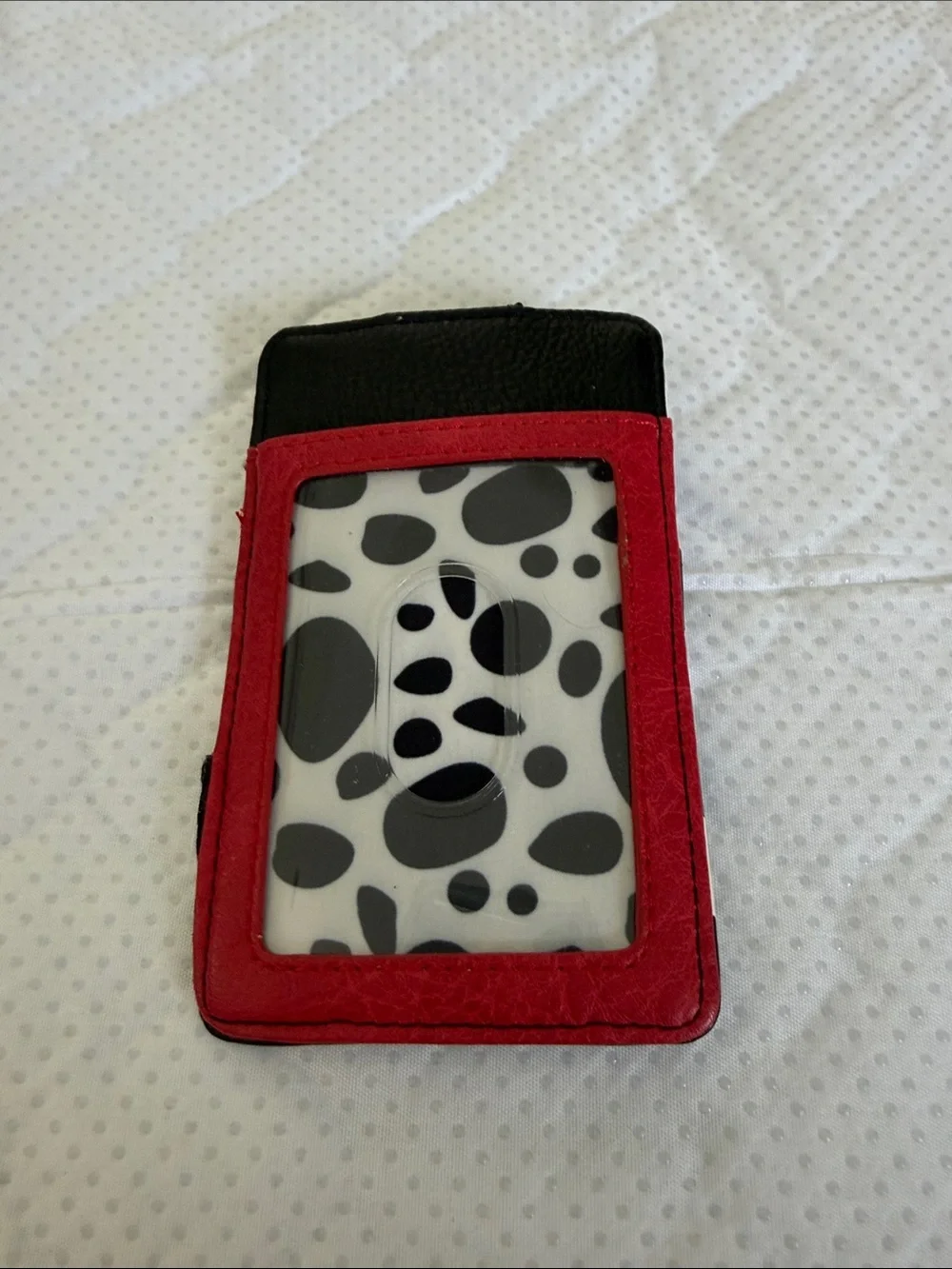 Loungefly Black & White Dalmatian Stripe Card Holder